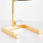 Tischlampe aus Messing mit Gold- oder Palladium-Finish Made in Italy - Adana Viadurini