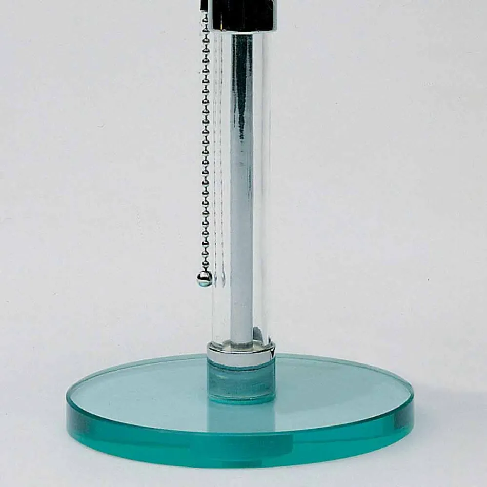 Tischlampe aus Glas mit Opalschirm Made in Italy - Dacca Viadurini