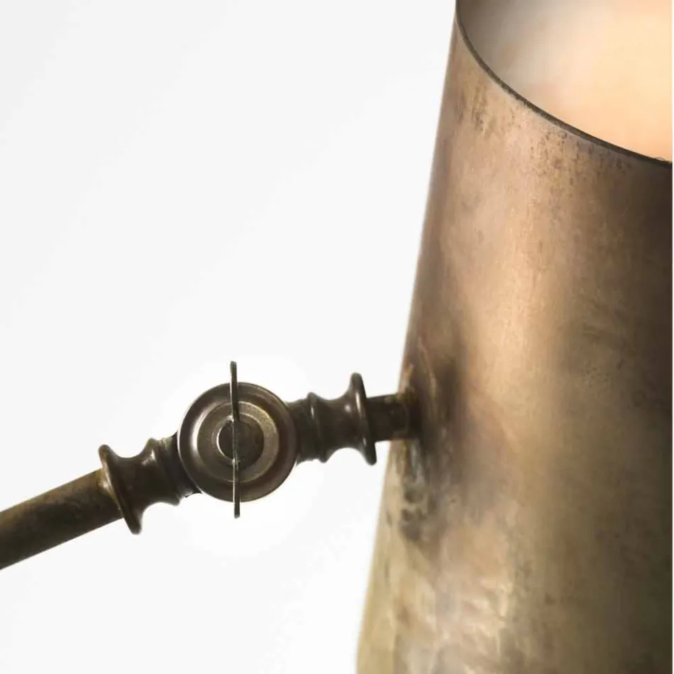 Einstellbare Industrietischlampe Il Fanale Reporter Viadurini