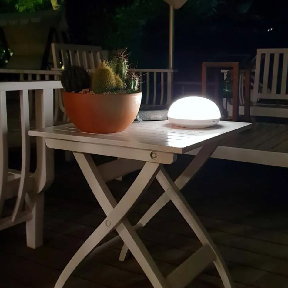 Tragbare 1W LED-Tischlampe mit USB-Aufladung 2 Stück - Zecchino Viadurini