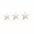 Polyethylen Solar oder LED Star Design Tischlampe - Ringostar Viadurini