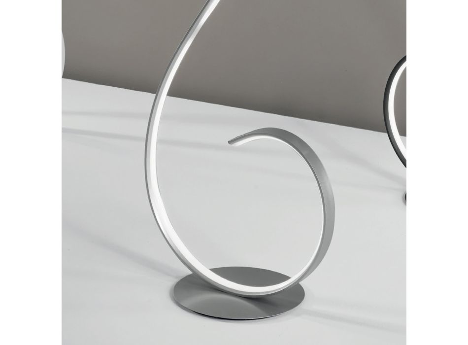 LED-Stehlampe mit Design-Klack lackierter Metallstruktur Viadurini