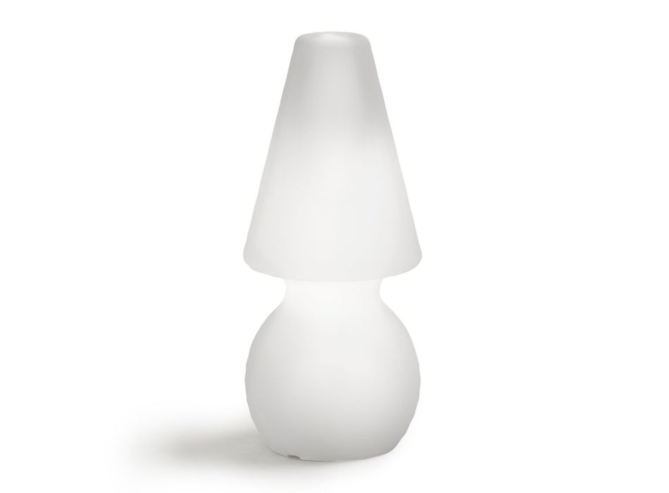 Led Stehlampe aus weißem Polyethylen Made in Italy - Alvarez Viadurini