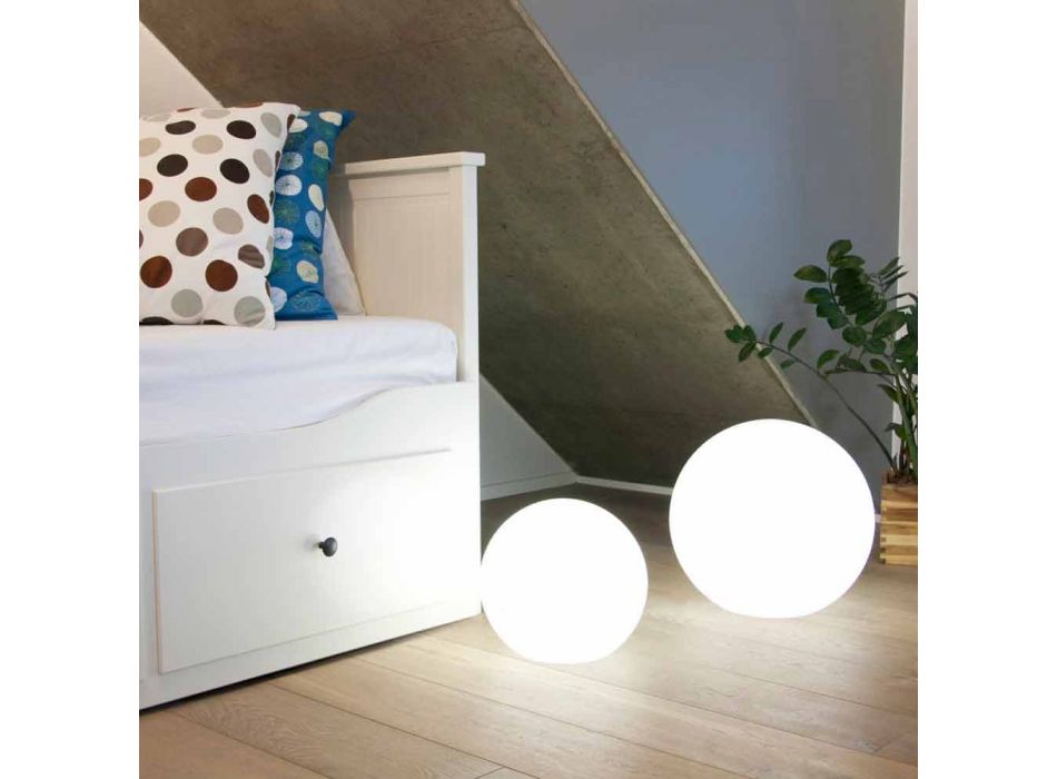 Solarenergie Stehlampe oder LED rundes farbiges Design - Globostar Viadurini