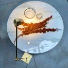 Artisan Stehleuchte aus Naturmessing mit LED Made in Italy - Agio Viadurini