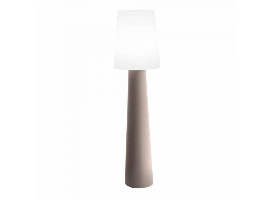 Farbige Stehlampe LED, Solar oder E27 Design Outdoor und Indoor - Fungostar Viadurini