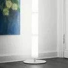 Stehlampe mit Lampenschirm aus weißem Polyethylen Made in Italy - Asturien Viadurini