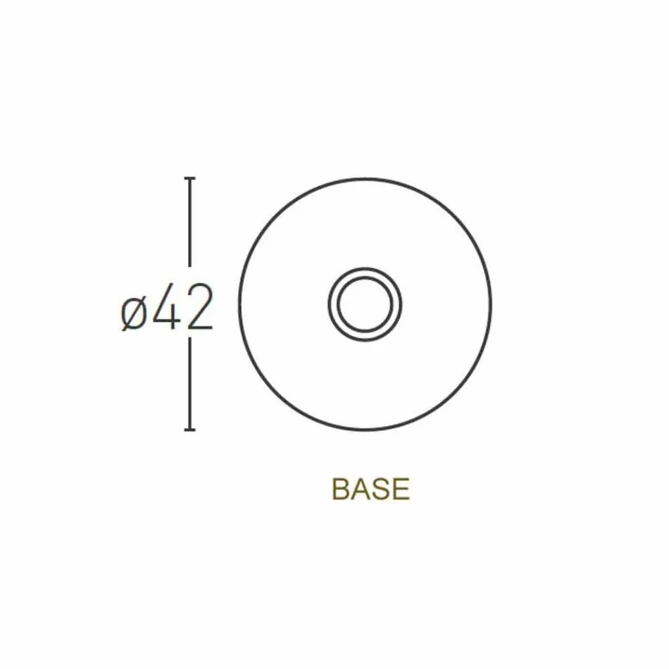 Stehlampe mit Lampenschirm aus weißem Polyethylen Made in Italy - Asturien Viadurini