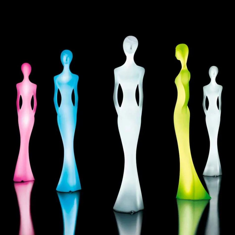 Garten Stehlampe mit RGBW Led Light Statue Design - Penelope von Myyour Viadurini