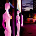 Garten Stehlampe mit RGBW Led Light Statue Design - Penelope von Myyour Viadurini