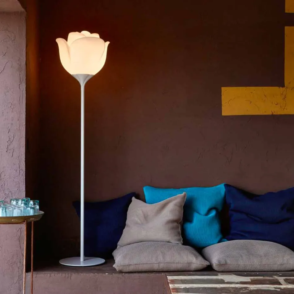 Indoor Plastic Flower Design Stehlampe - Baby Love von Myyour Viadurini