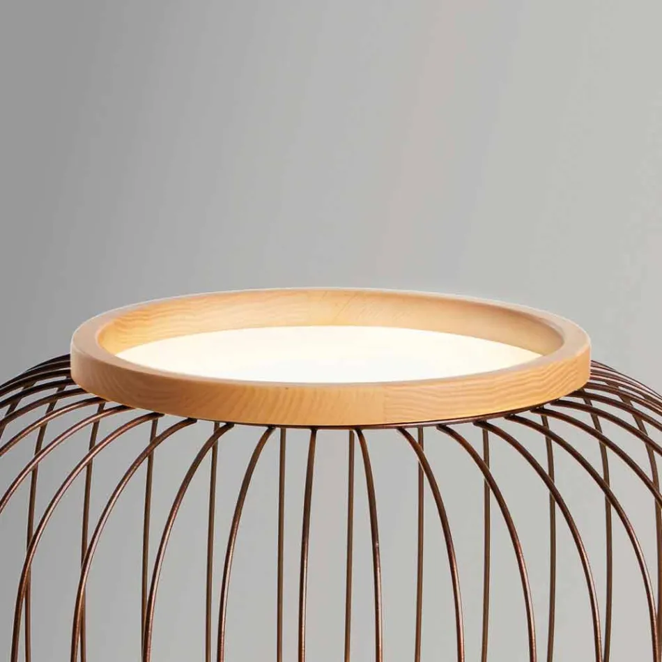 Modernes Design Stehlampe aus Stahl Ø37xh80 cm Fanny Viadurini