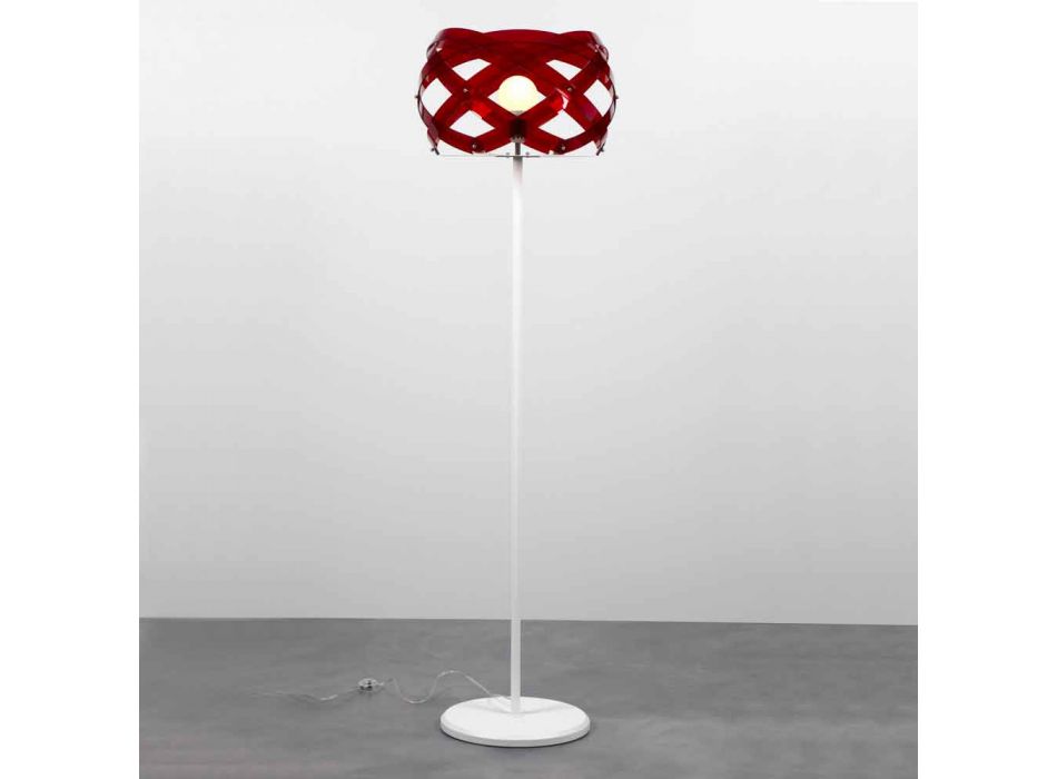 Moderne Designer Stehleuchte aus Methacrylat Vanna, H 187 cm Viadurini