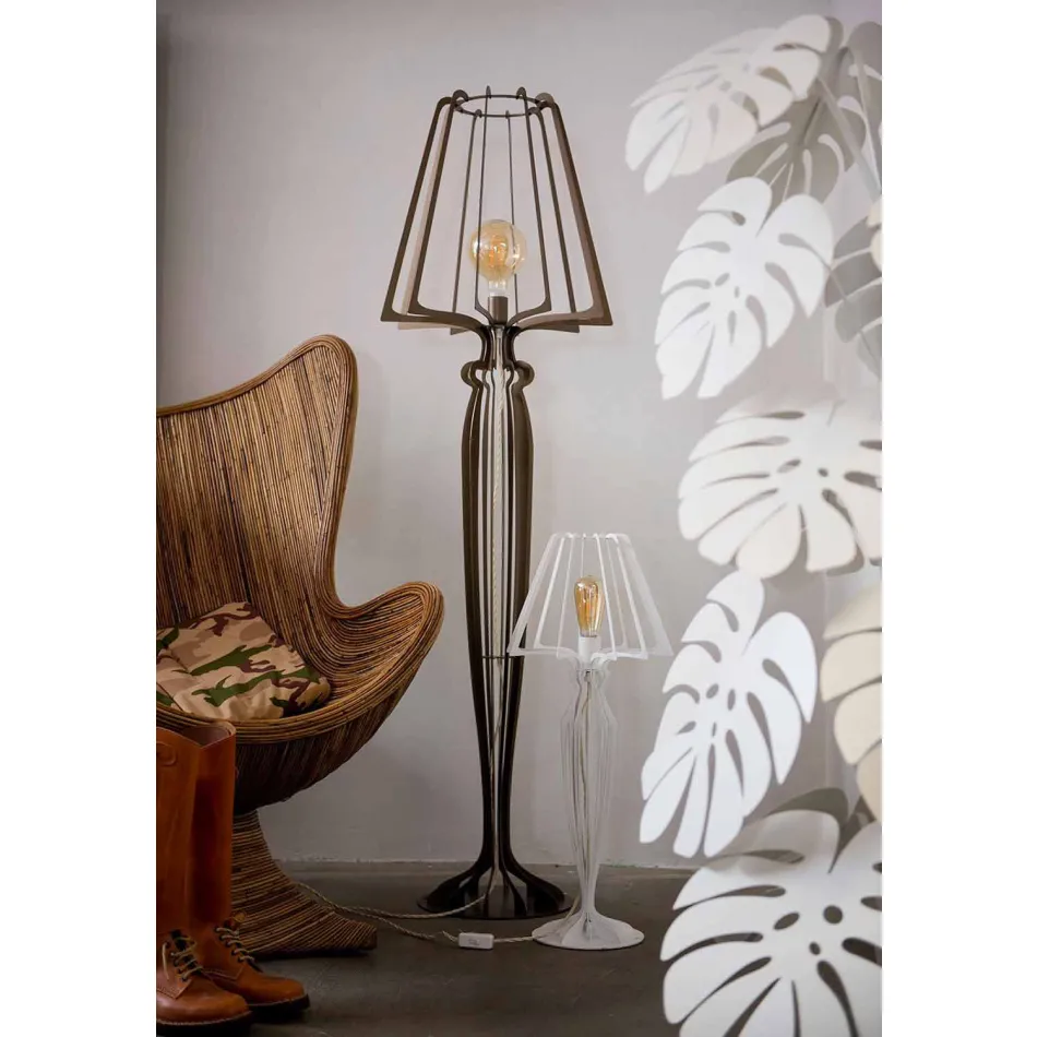 Modernes Design Eisen Stehlampe Made in Italy - Giunone Viadurini