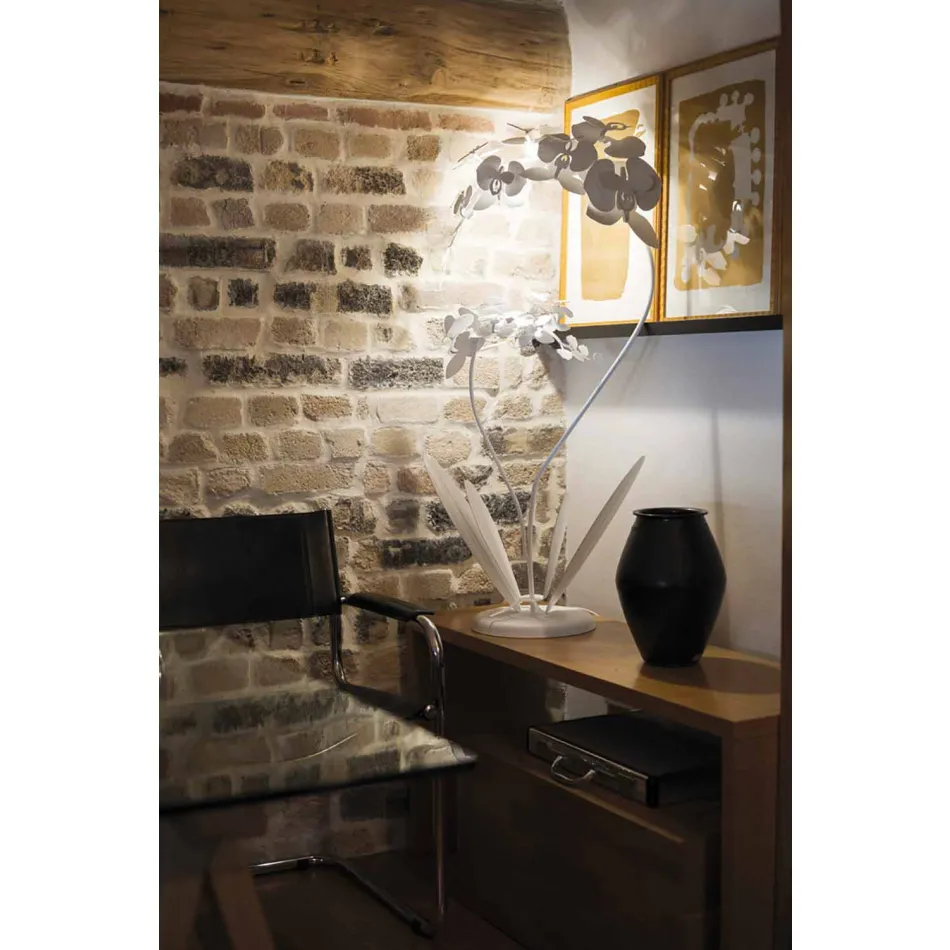 Modernes Design Eisen Stehlampe Made in Italy - Amorpha Viadurini