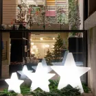 Stehlampe in weißer oder roter Sternform, modernes Design - Ringostar Viadurini