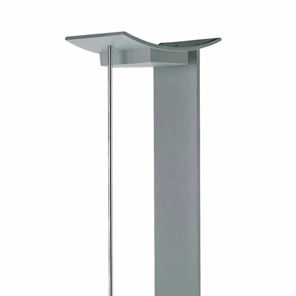 Stehlampe aus lackiertem Metall mit integrierter LED Made in Italy - Indra Viadurini