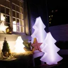 Stehlampe LED, Solar oder E27 in Kunststoff Weihnachtsdesign - Alberostar Viadurini