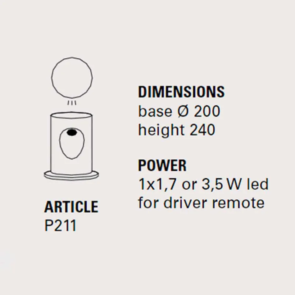 U-Boat farbige Terrakotta-Außenstehleuchte - Toscot Viadurini