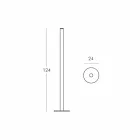 Slim Flux Stehleuchte aus Methacrylat, hergestellt in Italien Viadurini