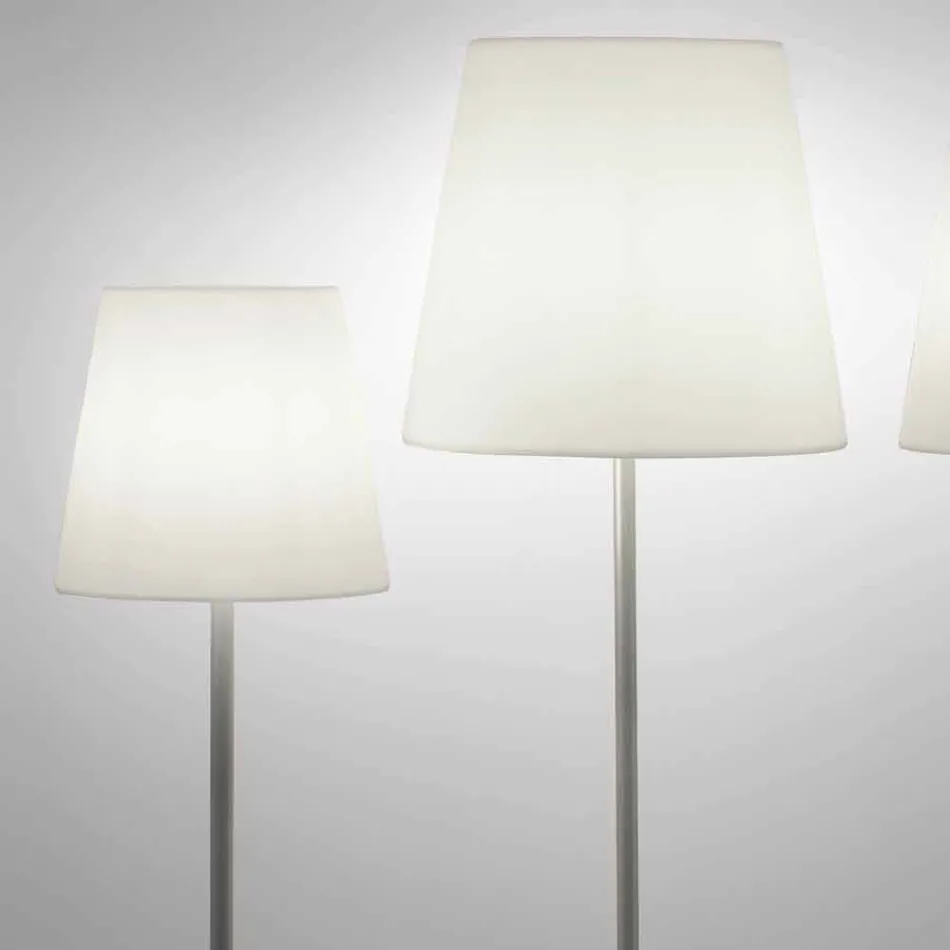 Stehlampe Design Ali Baba Steel Slide Metall hergestellt in Italien Viadurini