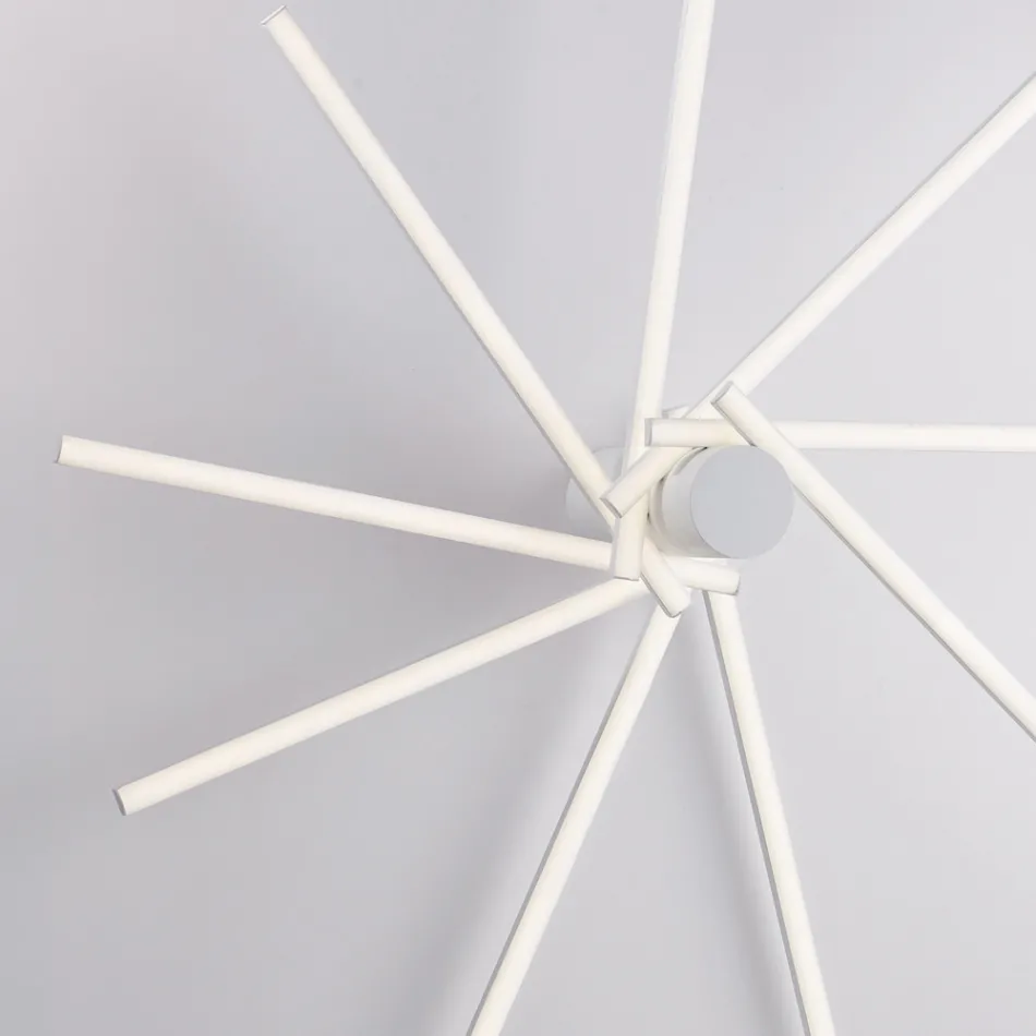 Designer-Lampe aus Glas und Metall, hergestellt in Italien für stilvolles Dekor – Idra Viadurini