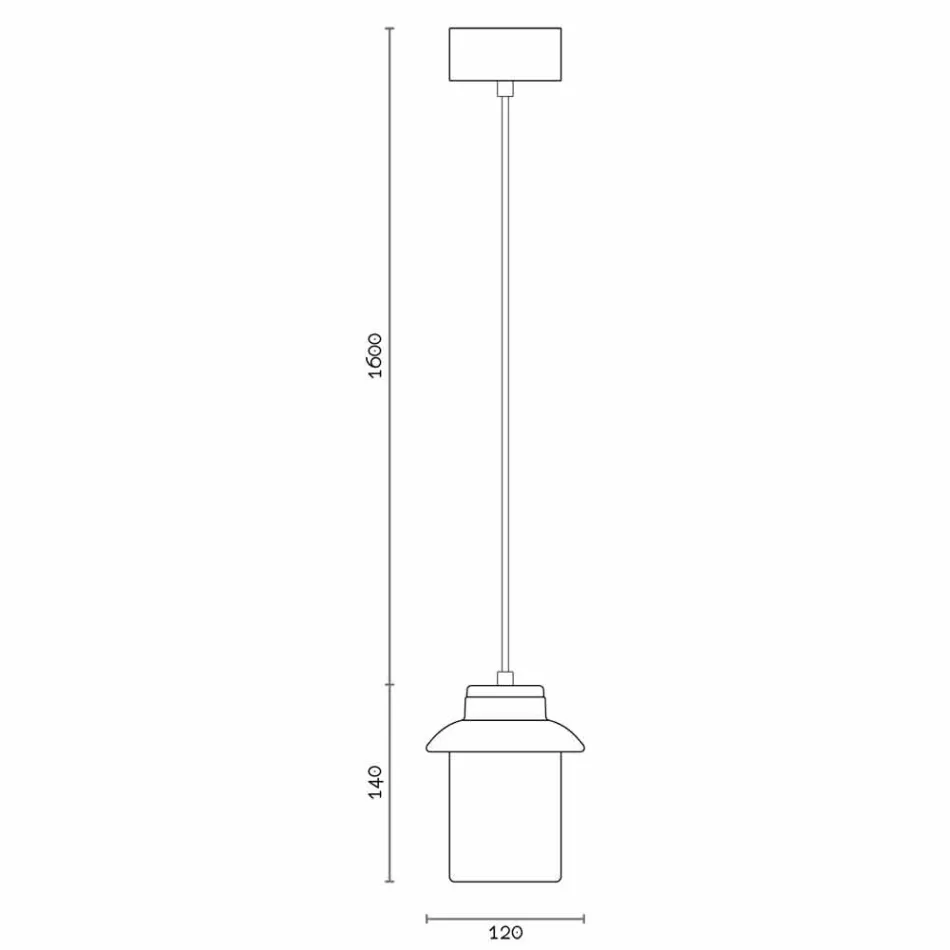 Designlampe aus roter Keramik, hergestellt in Italy Asia Viadurini