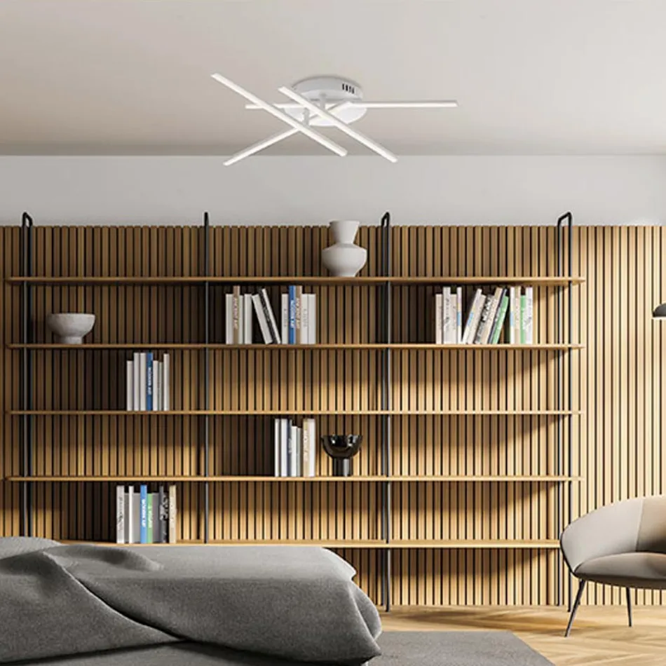 Elegante Lampe aus Glas und Metall, hergestellt in Italien für anspruchsvolle Interieurs – Idra Viadurini