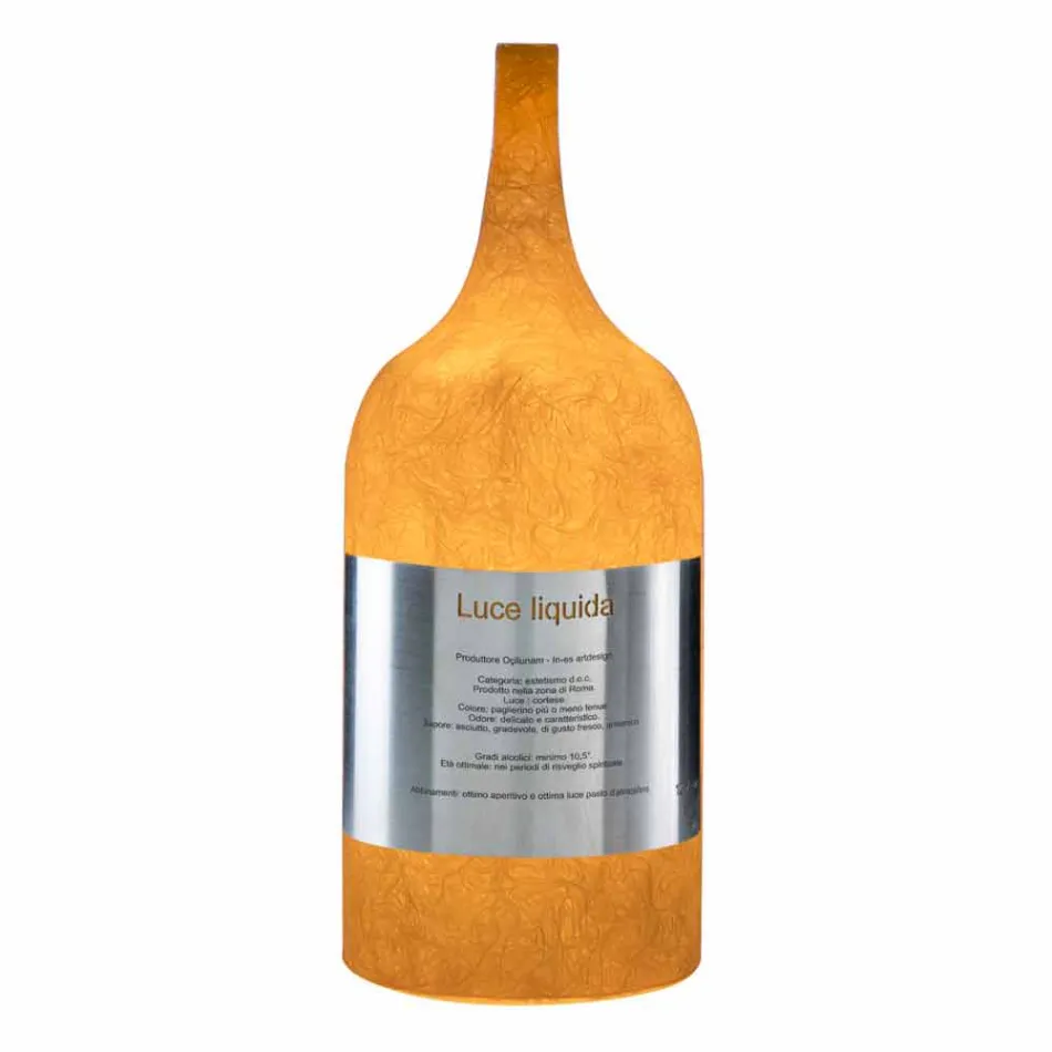 Tischleuchte aus farbigem Nebel In-es.artdesign Luce Liquid1 Viadurini