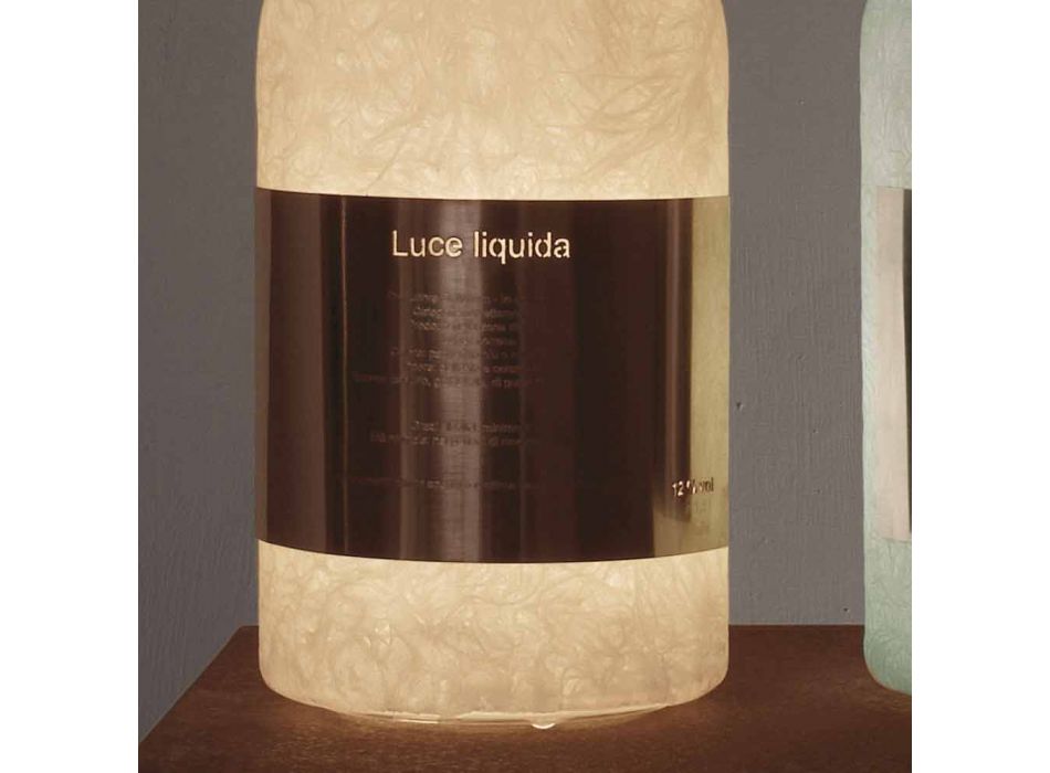 Tischleuchte aus farbigem Nebel In-es.artdesign Luce Liquid1 Viadurini