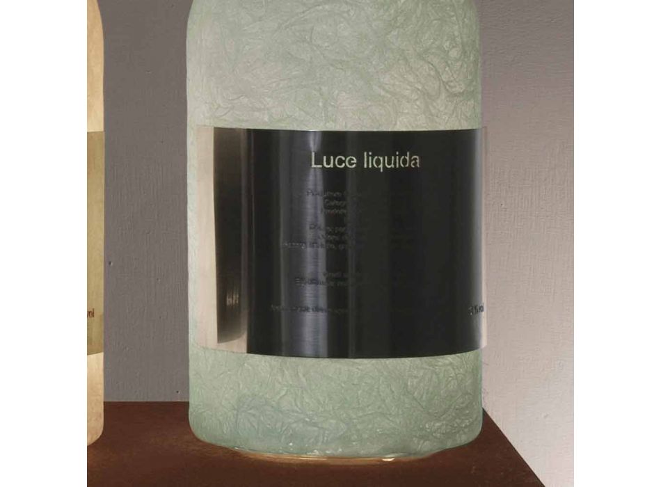 Tischleuchte aus farbigem Nebel In-es.artdesign Luce Liquid1 Viadurini