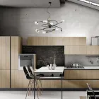 Italienische Glas- und Metallleuchte für elegante Räume – Venere Viadurini