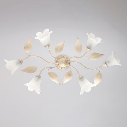 In Italien gefertigte Lampe aus Glas und Metall für stilvolle Einrichtungen – Sirio Viadurini