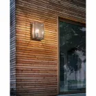 Industrielle Lampe aus Messing und Glasplatte Il Fanale Viadurini