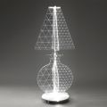 Moderne laserbeschriftete Plexiglas-Stehlampe 3 Größen - Raissa