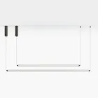 Moderne LED-Lampe aus geripptem Glas mit exklusivem Design, hergestellt in Italien – Lys Viadurini