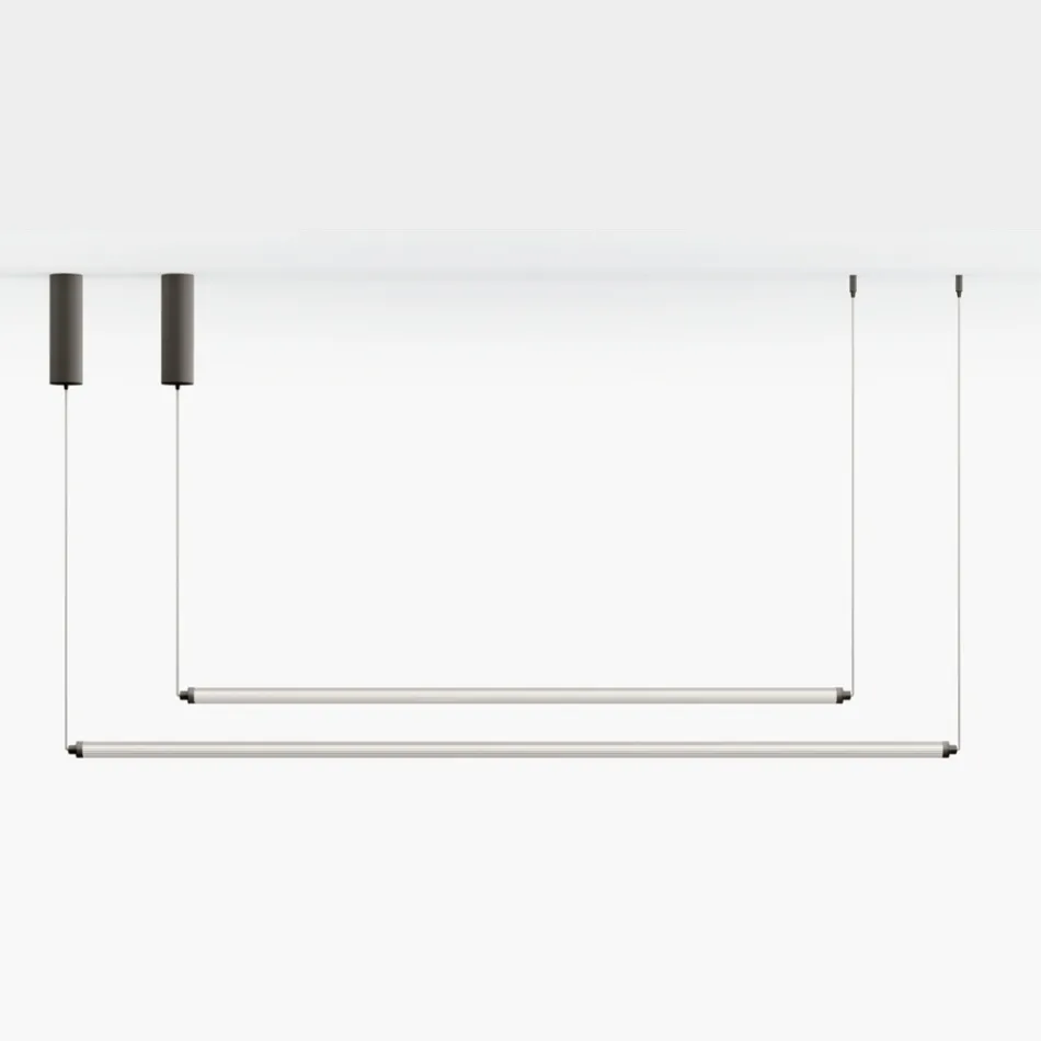 Moderne LED-Lampe aus geripptem Glas mit exklusivem Design, hergestellt in Italien – Lys Viadurini