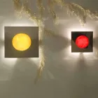 Moderne Wandlampe In-es.artdesign Waschmaschine aus Nebulite Viadurini