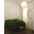 Moderne weiße Stehlampe Nebel In-es.artdesign Luna H210cm