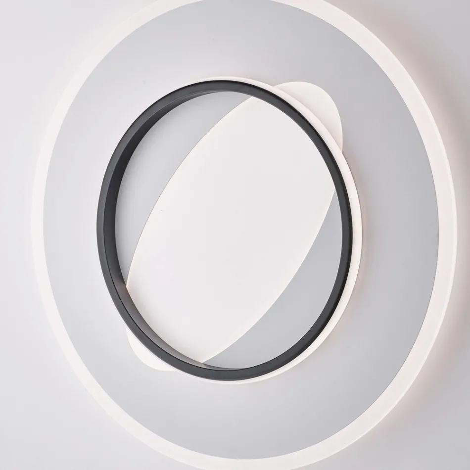 Moderne Lampe aus Glas und Metall, hergestellt in Italien, ideal für jeden Raum – Pavo Viadurini