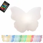 Lampe für Außen- oder Innenräume, White Butterfly Modern Design - Farfallastar Viadurini