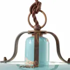 Lampe Metallverriegelung Land und Evelyn Töpferhandwerk Viadurini