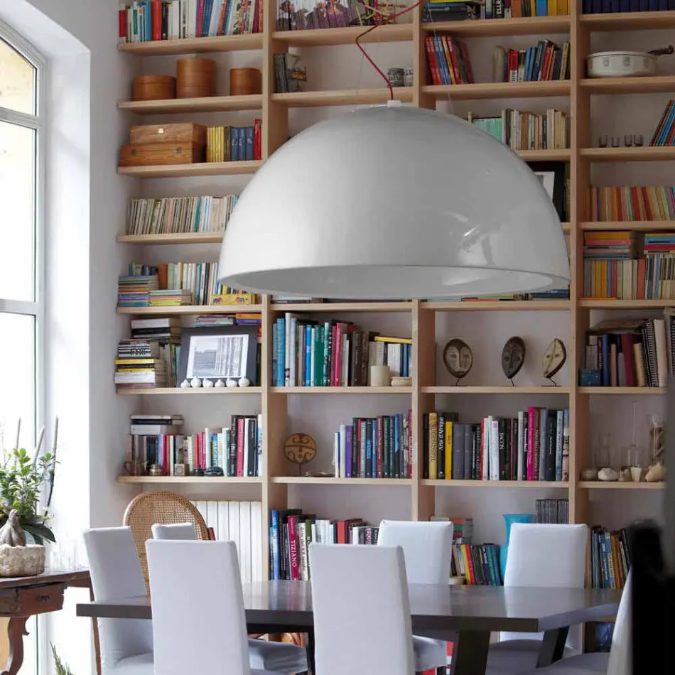 Farbige Pendelleuchte Slide Cupole Polyethylen aus Italien Viadurini