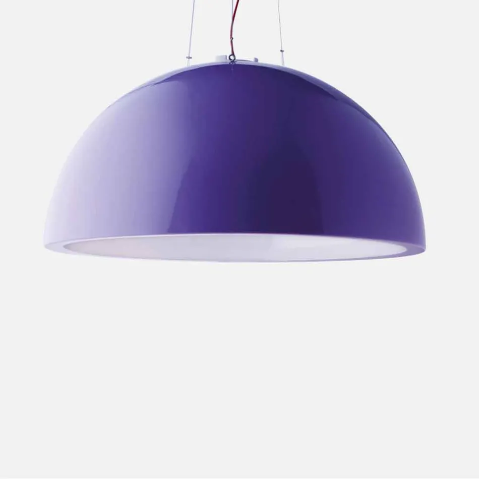 Farbige Pendelleuchte Slide Cupole Polyethylen aus Italien Viadurini
