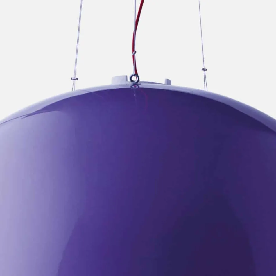 Farbige Pendelleuchte Slide Cupole Polyethylen aus Italien Viadurini