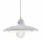 Pendelleuchte aus handwerklicher Keramik Vintage Handdekorationen - Como Viadurini