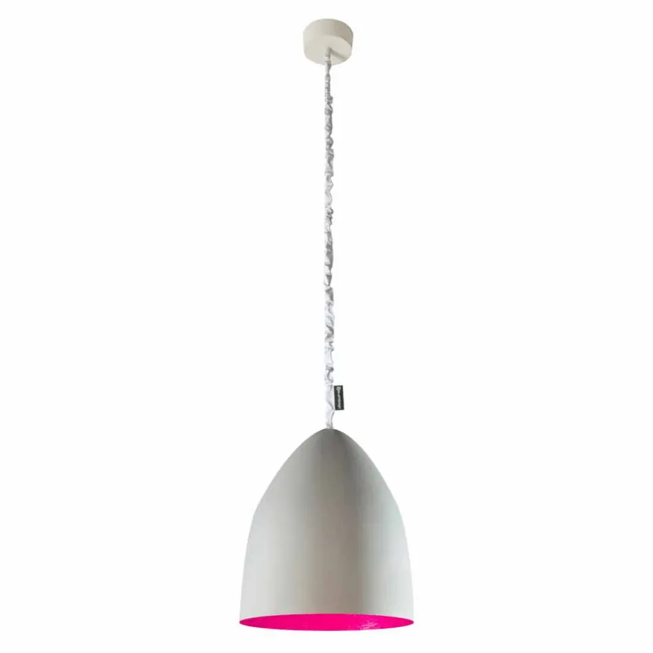 Pendelleuchte In-es.artdesign Flower S Cement Finish Zement Viadurini
