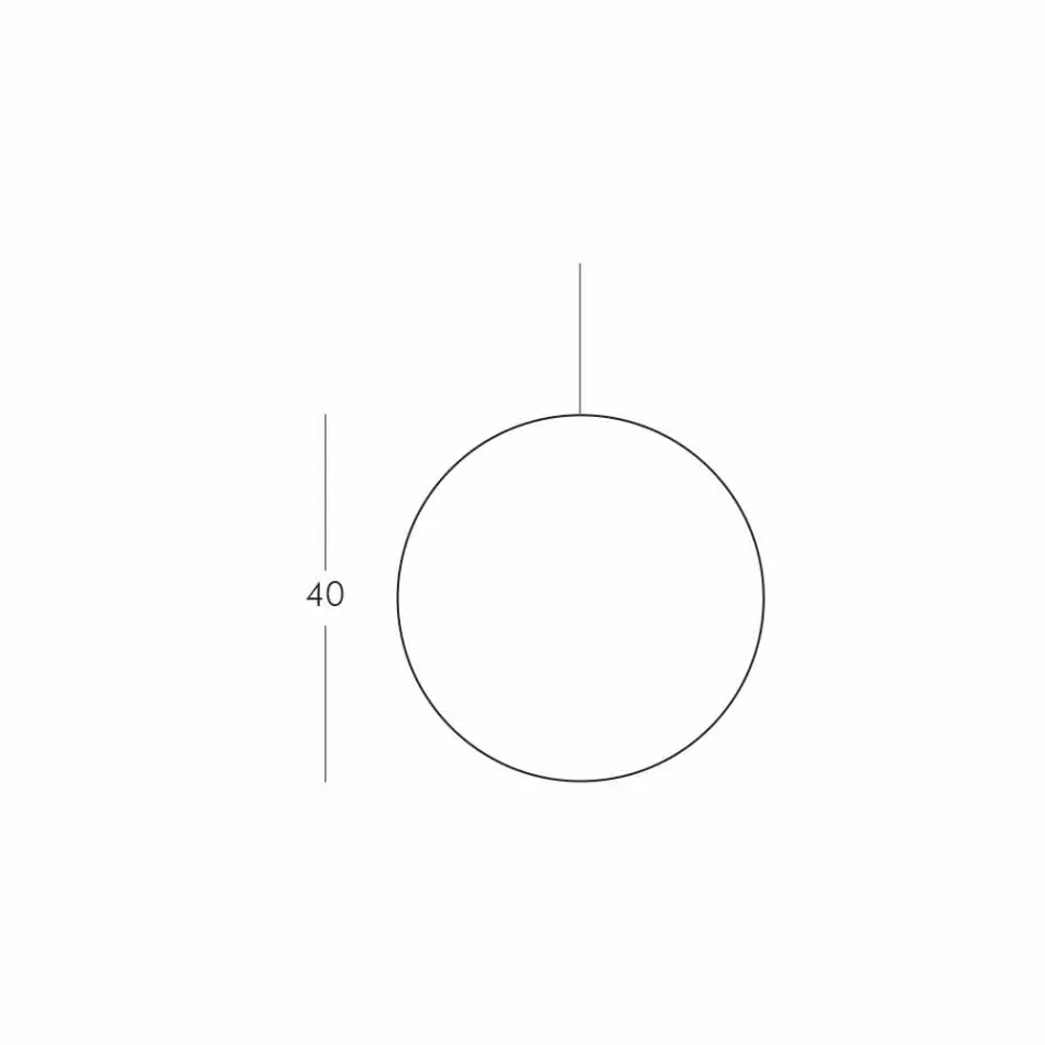 Slide Mineral Polyethylen Pendelleuchte hergestellt in Italien Viadurini