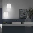 Handgefertigte Pendelleuchte aus mundgeblasenem venezianischem Glas - Cloe Balloton Viadurini