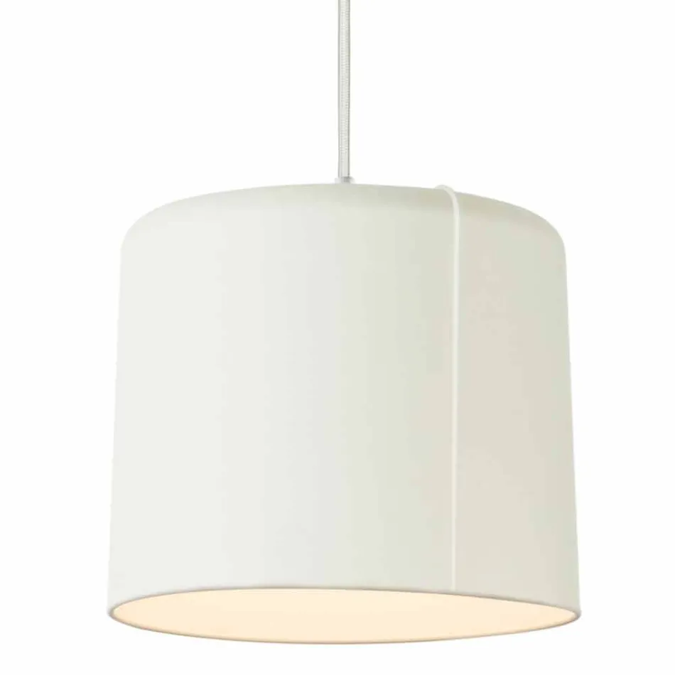 Moderne Pendelleuchte In-es.artdesign Candle 2 aus farbigem Laprene Viadurini